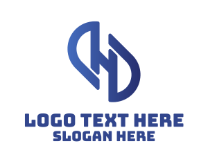Pharmaceutical - Blue Pharmaceutical Letter H logo design