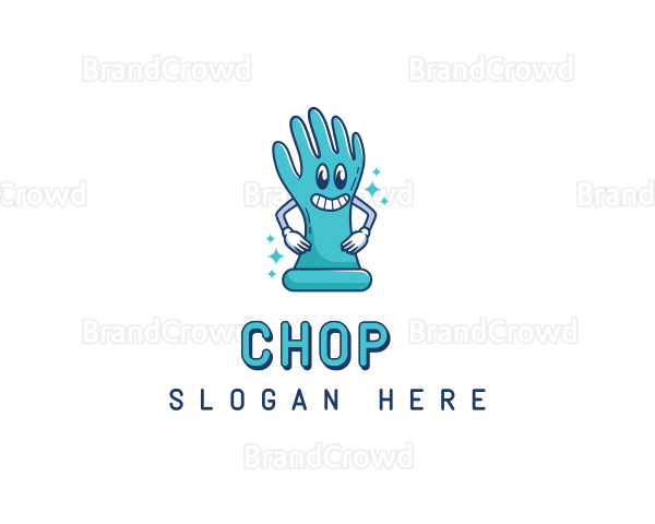 Sanitation Cleaning Glove Logo