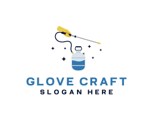 Gloves - Pressure Pump Spray logo design