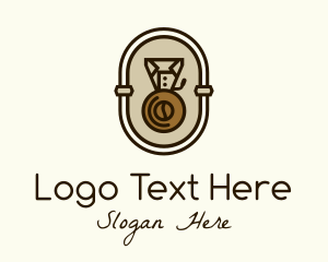 Coffee Bean - Cafe Barista Uniform logo design