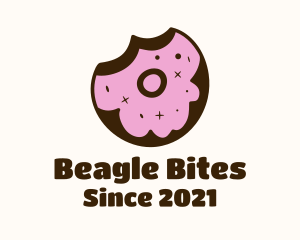 Strawberry Donut Bite logo design