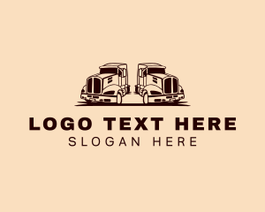 Forwarding - Forwarding Transport Truck logo design