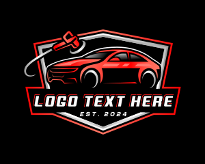 Automobile - Polisher Detailing Automotive logo design