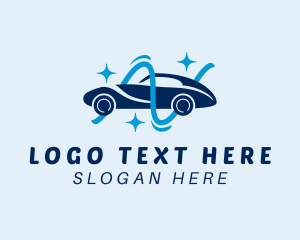 Sparkle Car Cleaning logo design