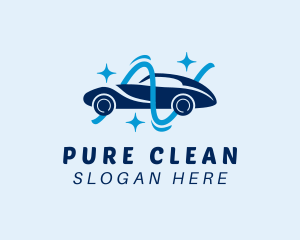 Sparkle Car Cleaning logo design