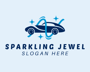 Sparkle Car Cleaning logo design