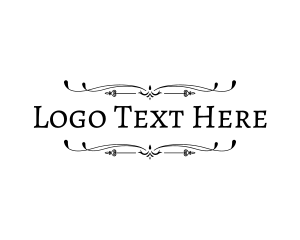 Text - Elegant Floral Ornament logo design