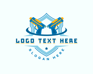 Water Gun - Toy Gun Game logo design