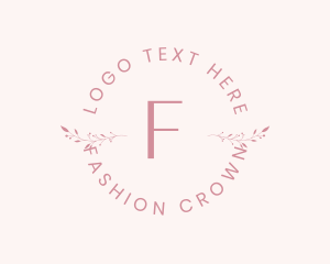 Feminine Floral Fashion Boutique  logo design