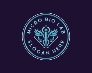 Medical Caduceus Health logo design