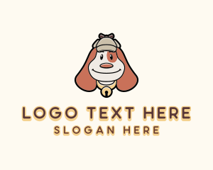 Vet - Hound Dog Pet logo design