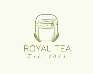 Organic Kombucha Jar logo design