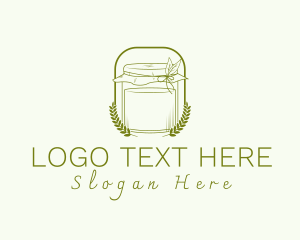 Organic Kombucha Jar Logo