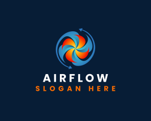 Industrial Fan Airflow  logo design