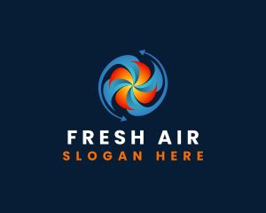 Industrial Fan Airflow  logo design