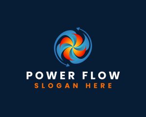 Industrial Fan Airflow  logo design