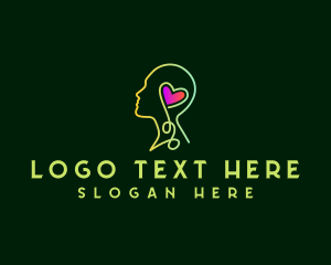 Mental Health Therapy Counseling logo design