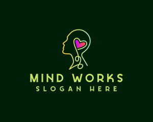 Mental Health Therapy Counseling logo design