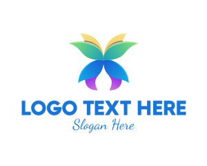 Flower Butterfly Spa Logo