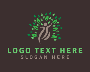 Botanical - Human Tree Botanical logo design