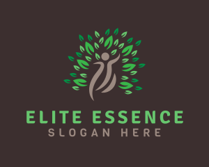 Environmental - Human Tree Botanical logo design