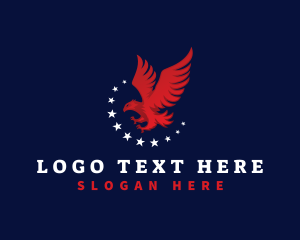 Government - America Eagle Star logo design