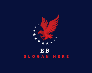United States - America Eagle Star logo design