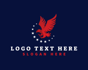 America - America Eagle Star logo design