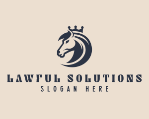 Legal - Horse Crown Legal logo design