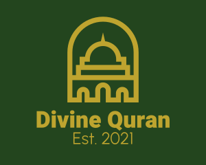 Quran - Islamic Mosque Structure logo design