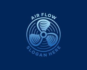 Air Fan Ventilation logo design