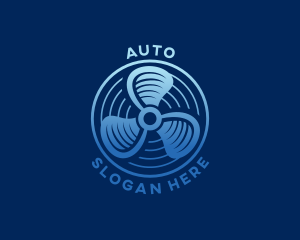 Aircon - Air Fan Ventilation logo design