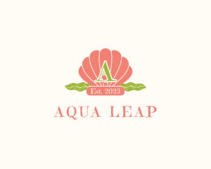 Ocean Clam Shell logo design