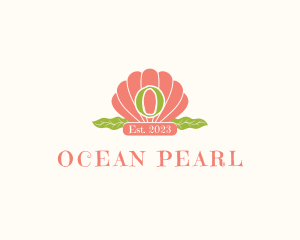 Mermaid - Ocean Clam Shell logo design