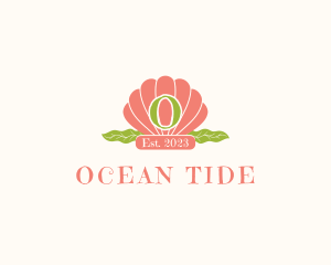 Ocean Clam Shell logo design