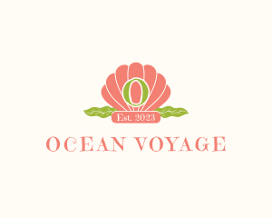 Ocean Clam Shell logo design