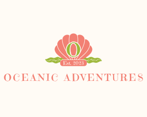 Ocean Clam Shell logo design