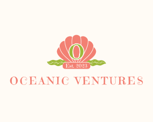 Ocean Clam Shell logo design