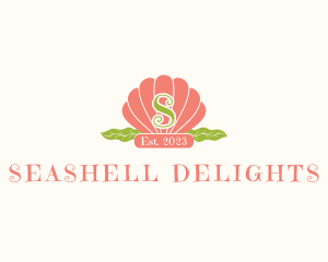 Ocean Clam Shell logo design