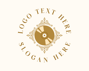 Record CD Vinyl Logo
