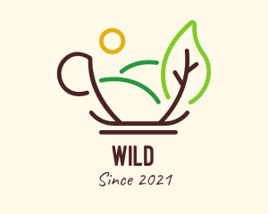 Cappuccino - Eco Friendly Coffee logo design