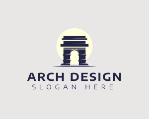Arch - Landmark Arch Architecture logo design