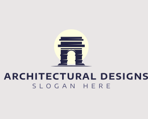 Arch - Landmark Arch Architecture logo design