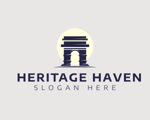 Historical - Landmark Arch Architecture logo design