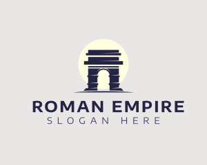 Roman - Landmark Arch Architecture logo design