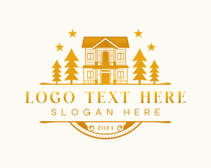 Luxury - House Rental Accommodation logo design