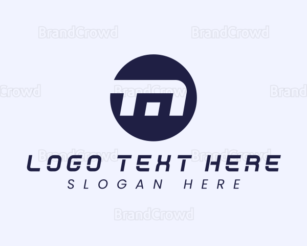 Tech Business Letter M Logo