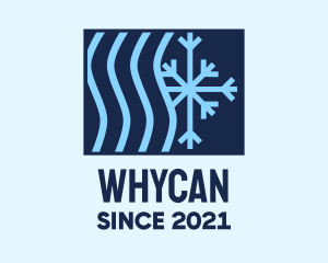 Hvac - Winter Cooling Ventilation logo design