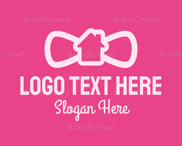 Pink Bow Tie House Logo