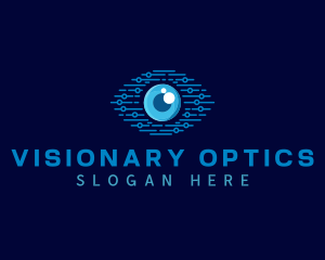 Optometry - Circuit Eye Technology logo design